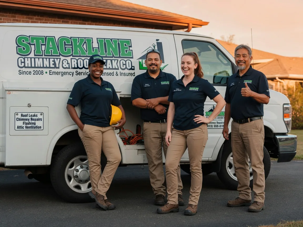 Chimney flashing repair company in Cushing, OK
